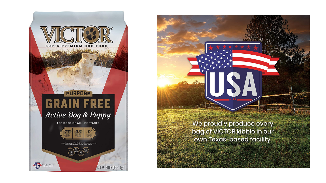 victor grain free puppy food